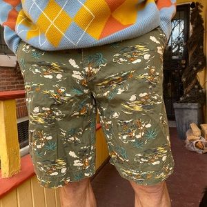 2 pairs of tropical old navy shorts one lightly worn one with tags